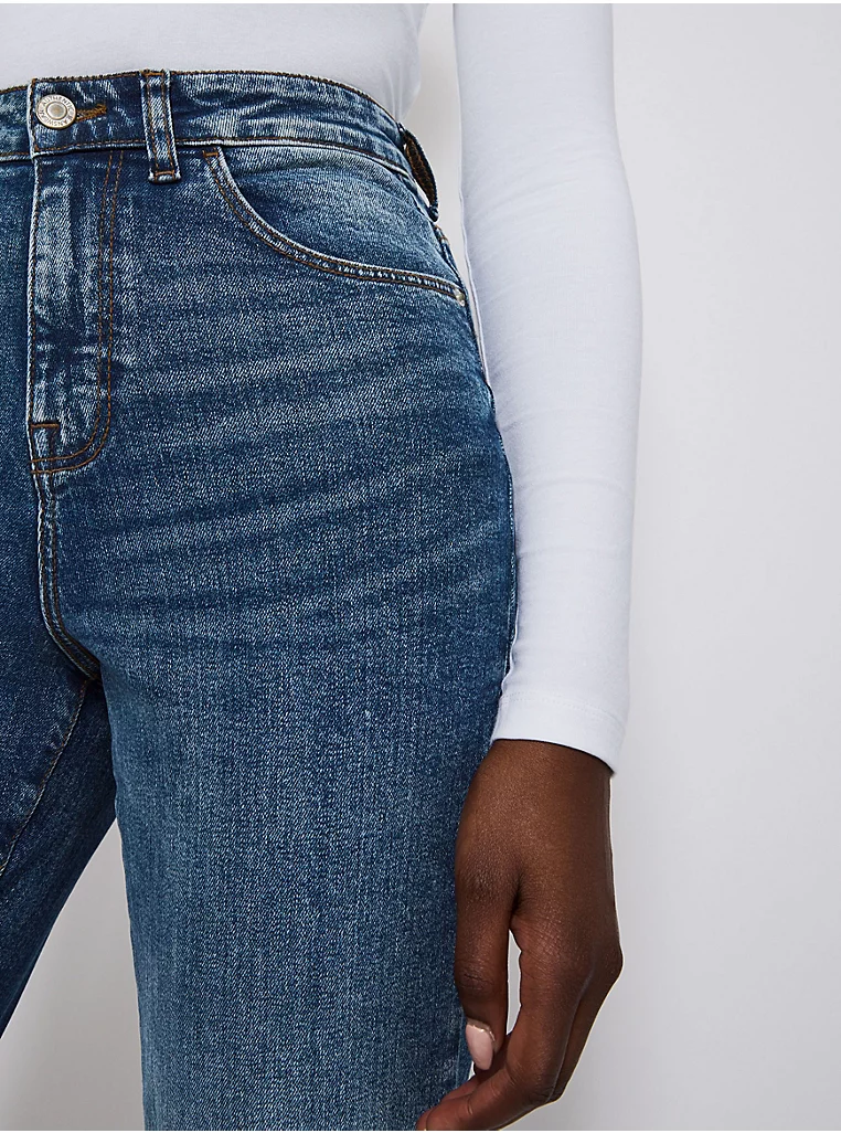 Mid Wash Miley Mom Jeans - Image 2